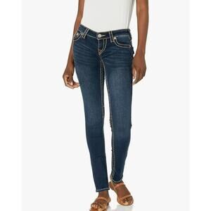 NWT True Religion Joey Super T Jeans 28 Low Rise Revival Tapered Y2K Retro Glam